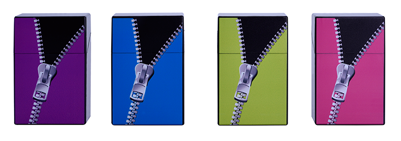 Etui Kort Plast “Zipper”