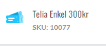 Telia Enkel 300 KR
