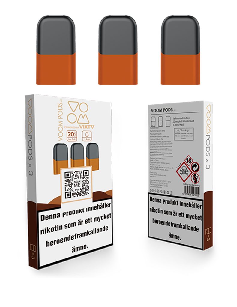 VOOM Roasted Coffee 3-Pack – Pods Färdigfyllda