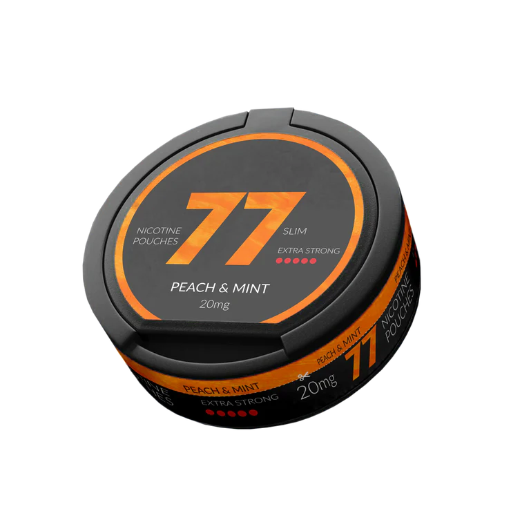 77 PEACH & MINT SLIM EXTRA STRONG