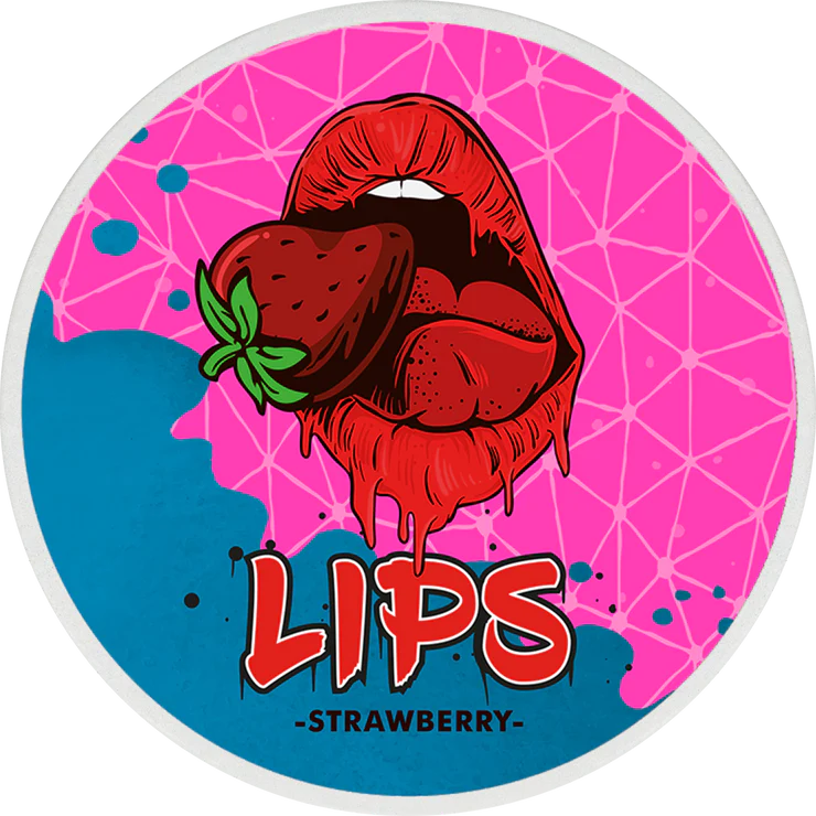 LIPS STRAWBERRY SLIM EXTRA STRONG