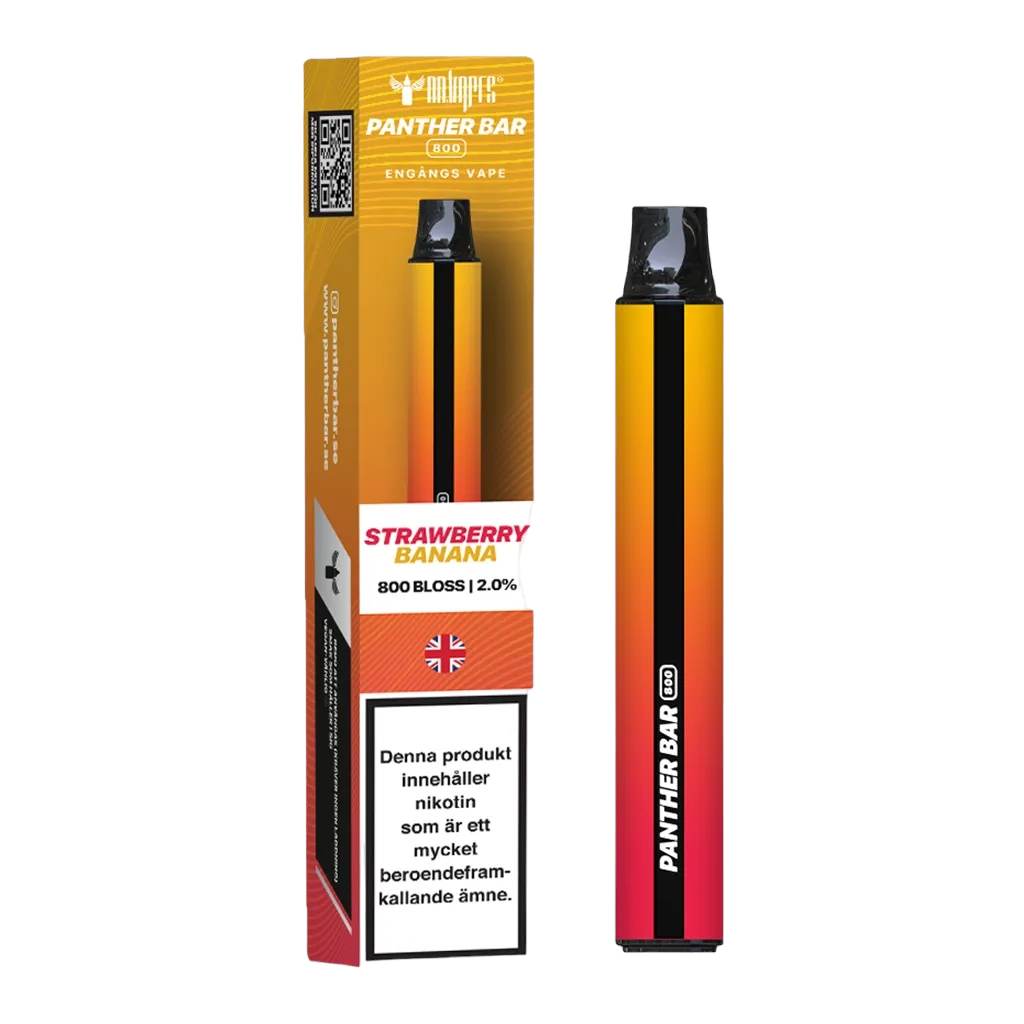 Panther Bar 800 Strawberry Banana