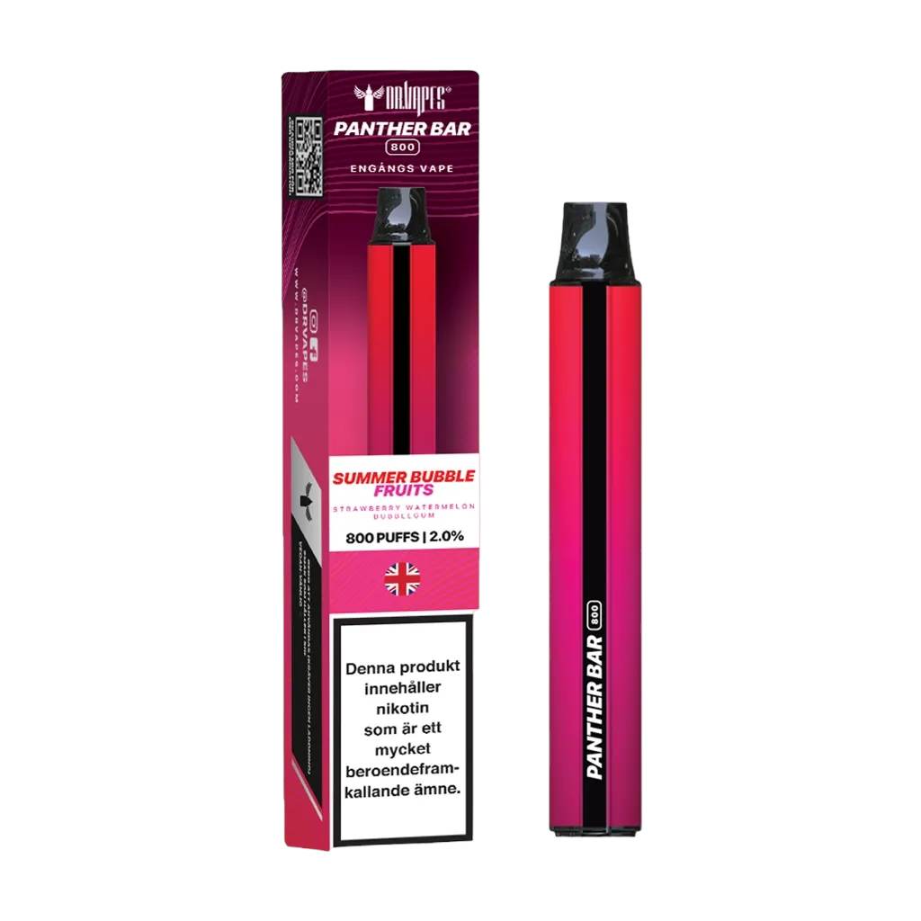 Panther Bar 800 Strawberry Watermelon Bubblegum