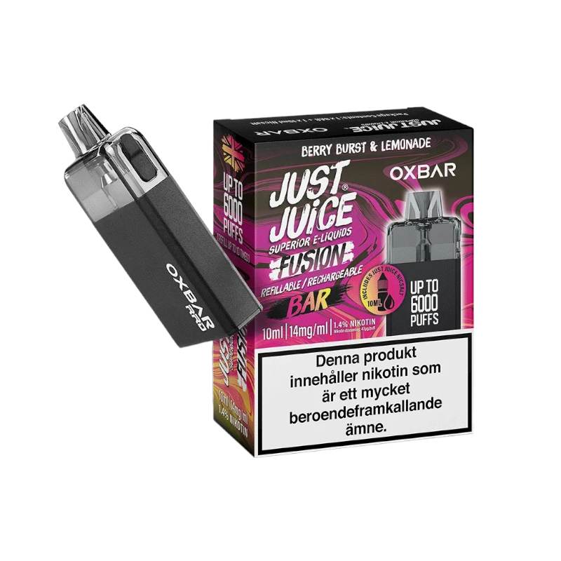 Just Juice Oxbar | Berry Burst & Lemonade | 2ml 14mg