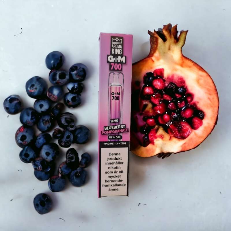 Aroma King GEM Mesh Blueberry Pomegranate 10mg 700 Puffar