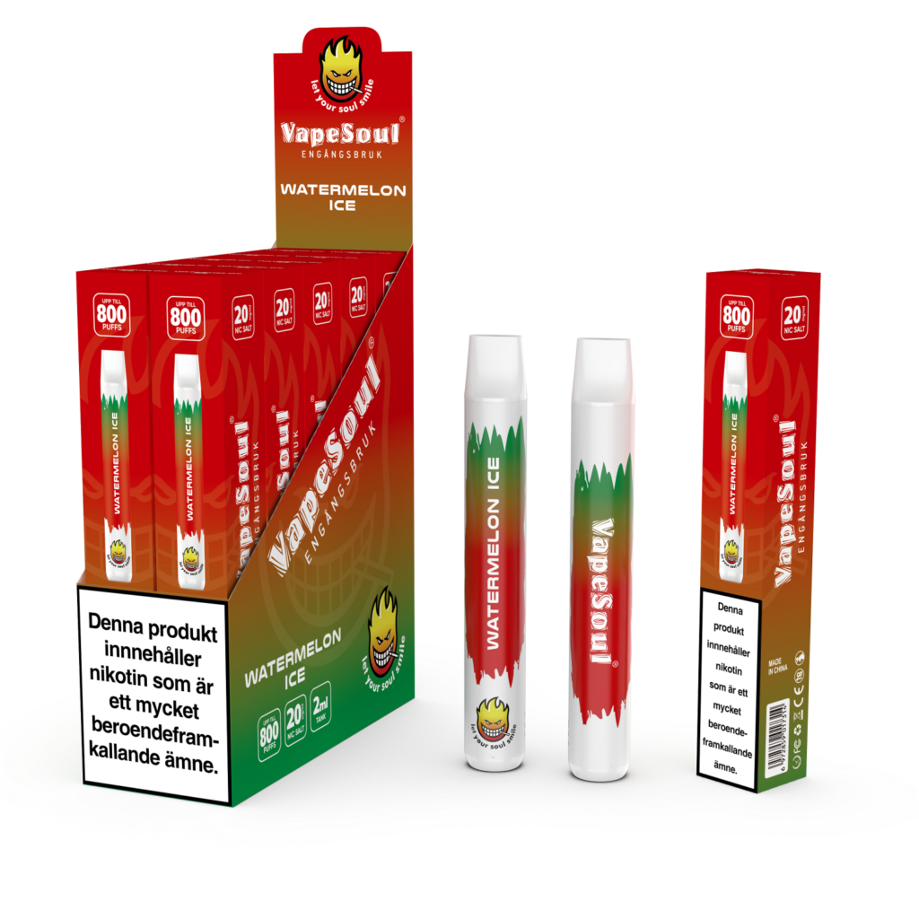 Watermelon ICE Vapesoul 2ml 20mg